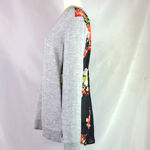 Madison Lily Mixed Fabric Sweater - Picture 6 of 11